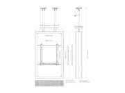 Multibrackets M Pro Series Enclosure 50" Ceilingmount Medium B2B Black Signage Display Enclosures Multibrackets