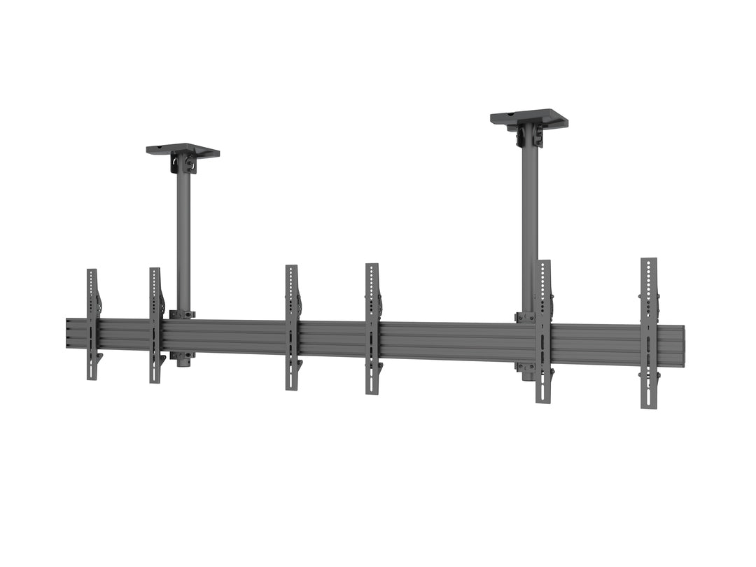 Multibrackets 0.8m Tilt 40"-65" Pro Series Menu Board Ceiling Mount For 3 Screens Ceiling Mount Bracket Multibrackets