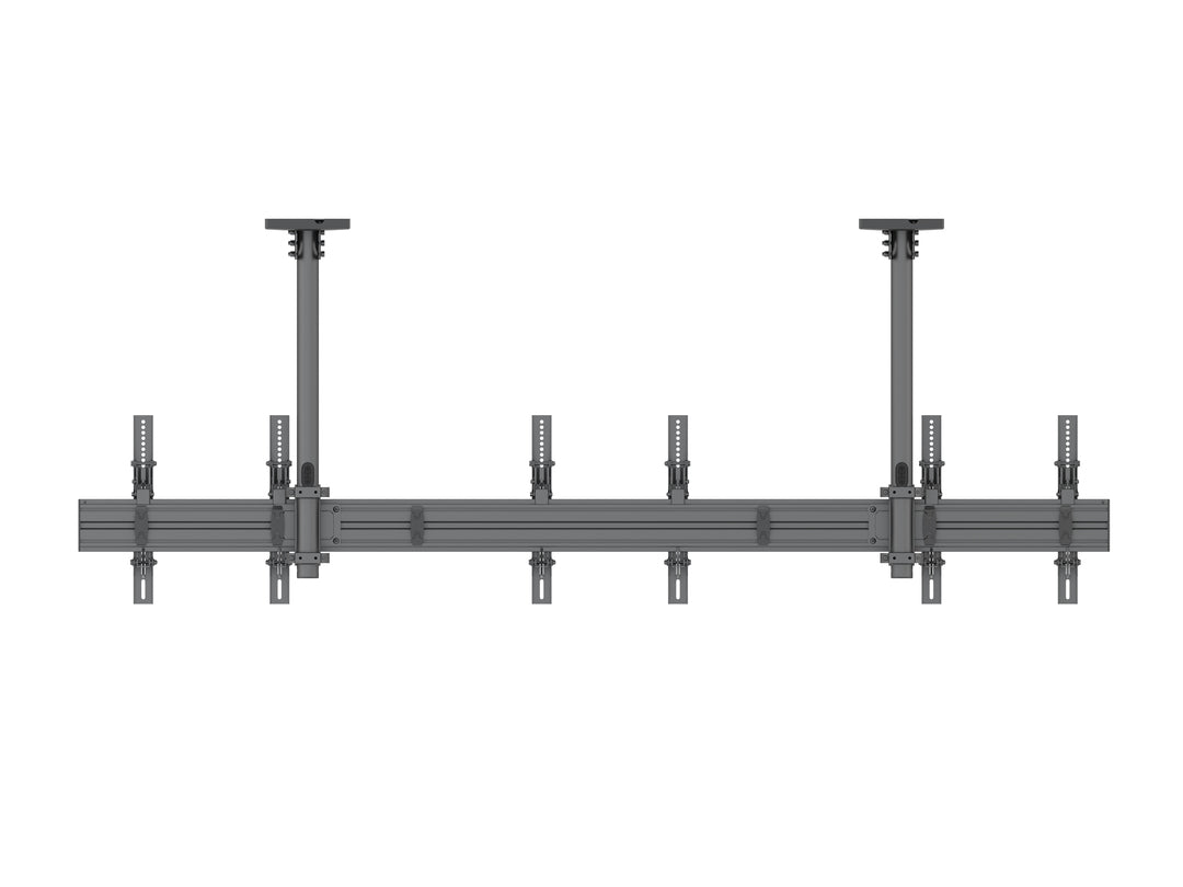 Multibrackets 0.8m Tilt 40"-65" Pro Series Menu Board Ceiling Mount For 3 Screens Ceiling Mount Bracket Multibrackets