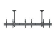 Multibrackets 0.8m Tilt 40"-65" Pro Series Menu Board Ceiling Mount For 3 Screens Ceiling Mount Bracket Multibrackets