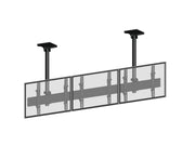 Multibrackets 0.8m Tilt 40"-65" Pro Series Menu Board Ceiling Mount For 3 Screens Ceiling Mount Bracket Multibrackets