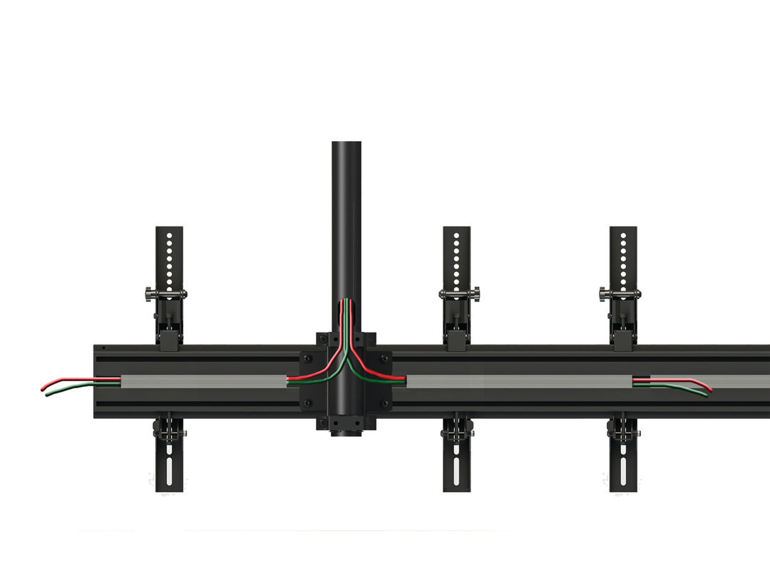 Multibrackets 0.8m Tilt 40"-65" Pro Series Menu Board Ceiling Mount For 3 Screens Ceiling Mount Bracket Multibrackets