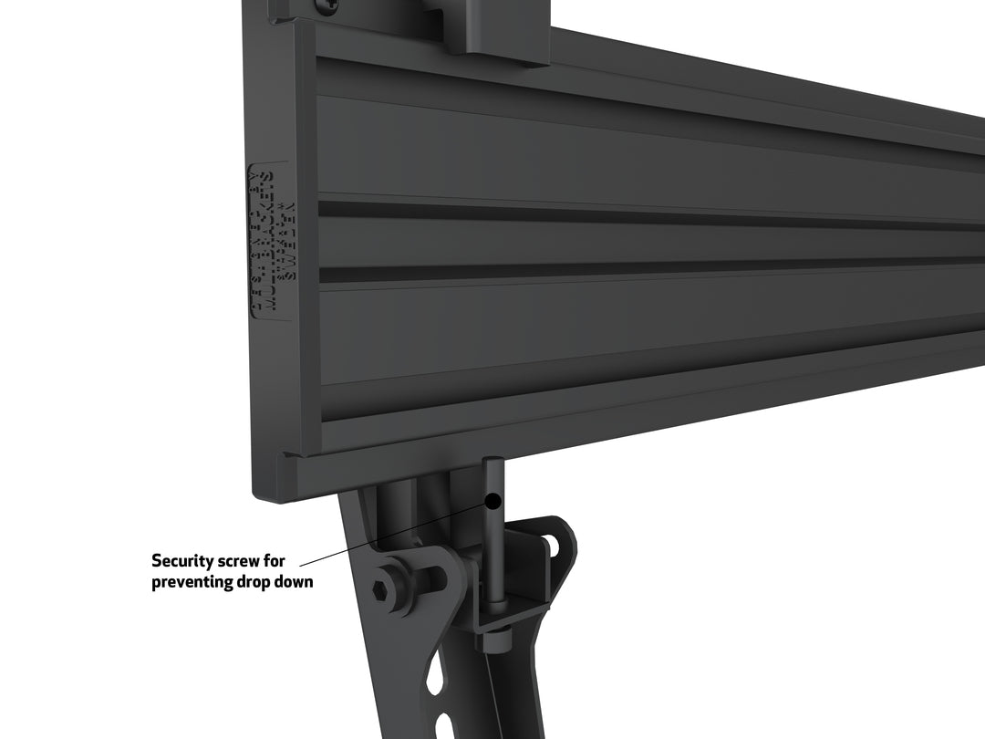 Multibrackets 0.8m Tilt 40"-65" Pro Series Menu Board Ceiling Mount For 3 Screens Ceiling Mount Bracket Multibrackets