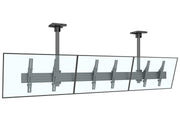 Multibrackets 0.8m Tilt 40"-65" Pro Series Menu Board Ceiling Mount For 3 Screens Ceiling Mount Bracket Multibrackets