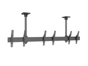 Multibrackets 0.8m Tilt 40"-65" Pro Series Menu Board Ceiling Mount For 3 Screens Ceiling Mount Bracket Multibrackets