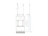 Multibrackets M Pro Series Enclosure 50" Wire Medium B2B Black Signage Display Enclosures Multibrackets