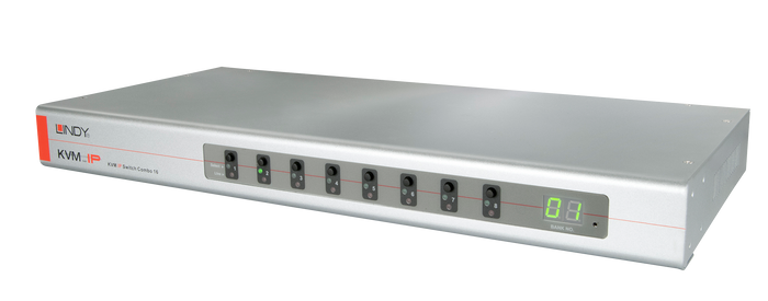 Lindy 8 Port VGA, USB & PS/2 Combo KVM Switch | 39523 Switches Lindy