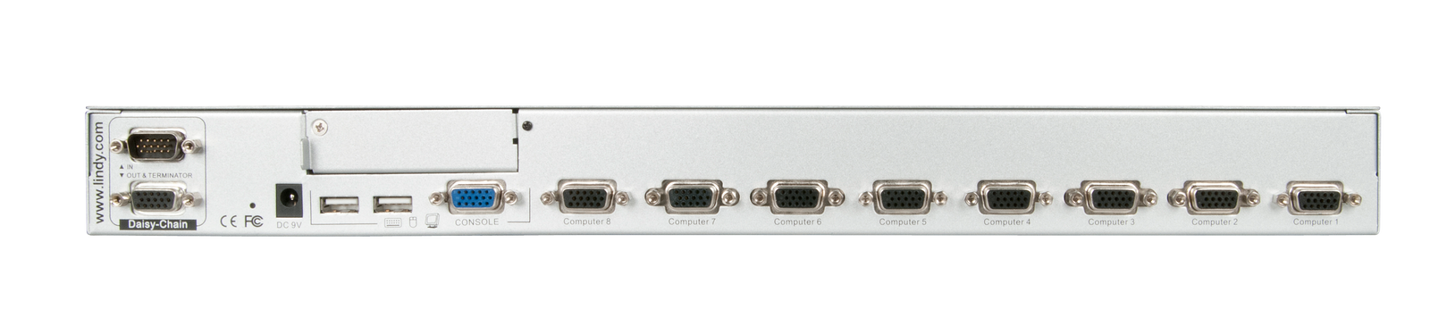 Lindy 8 Port VGA, USB & PS/2 Combo KVM Switch | 39523 Switches Lindy