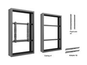 Multibrackets M Pro Series Enclosure 50" Medium B2B Black Signage Display Enclosures Multibrackets