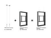Multibrackets M Pro Series Enclosure 50" Medium B2B Black Signage Display Enclosures Multibrackets