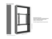 Multibrackets M Pro Series Enclosure 50" Medium B2B Black Signage Display Enclosures Multibrackets