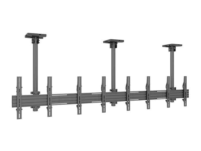 Multibrackets 0.8m Tilt 40"-65" Pro Series Menu Board Ceiling Mount For 4 Screens Ceiling Mount Bracket Multibrackets