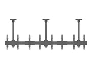 Multibrackets 0.8m Tilt 40"-65" Pro Series Menu Board Ceiling Mount For 4 Screens Ceiling Mount Bracket Multibrackets
