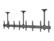 Multibrackets 0.8m Tilt 40"-65" Pro Series Menu Board Ceiling Mount For 4 Screens Ceiling Mount Bracket Multibrackets