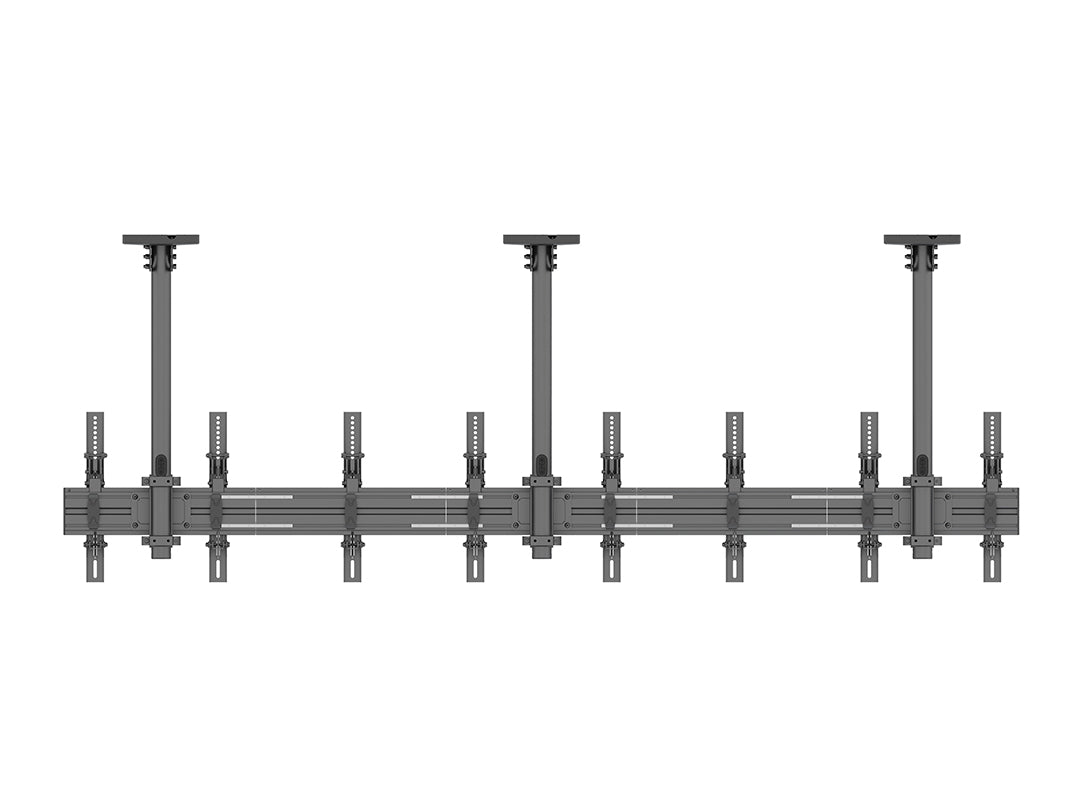 Multibrackets 0.8m Tilt 40"-65" Pro Series Menu Board Ceiling Mount For 4 Screens Ceiling Mount Bracket Multibrackets