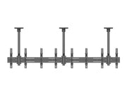 Multibrackets 0.8m Tilt 40"-65" Pro Series Menu Board Ceiling Mount For 4 Screens Ceiling Mount Bracket Multibrackets