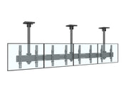 Multibrackets 0.8m Tilt 40"-65" Pro Series Menu Board Ceiling Mount For 4 Screens Ceiling Mount Bracket Multibrackets