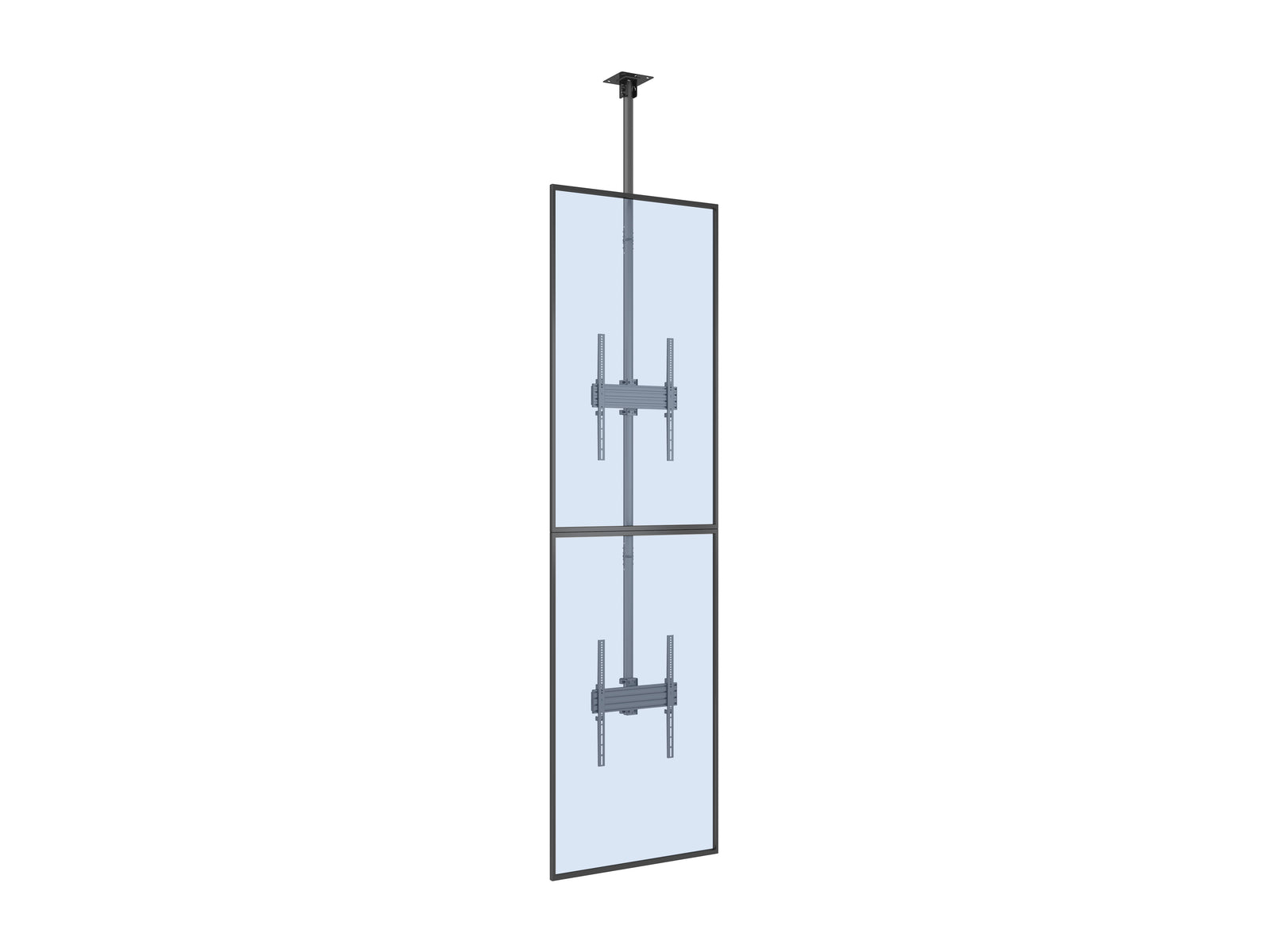 Multibrackets MBC2UP M Pro 3m 2-Screen Ceiling Mount For 40"-65" Screens | 7340234813964 Ceiling Mount Bracket Multibrackets