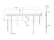 Multibrackets M Pro Series Collaboration Side by Side - (32" - 65") Wall Mount Bracket Multibrackets