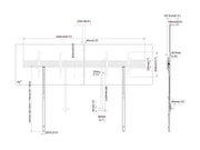 Multibrackets M Pro Series Collaboration Side by Side (32" - 75") Wall Mount Bracket Multibrackets