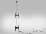 Multibrackets MBC2U2P M Pro 3m 4-Screen Ceiling Mount For 40"-65" Screens | 7340234813988 Ceiling Mount Bracket Multibrackets