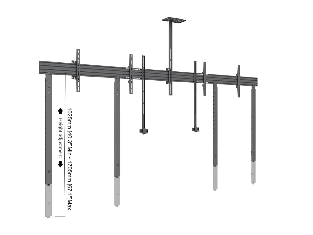 Multibrackets M Pro Series Collaboration Side by Side - (32" - 90") Wall Mount Bracket Multibrackets