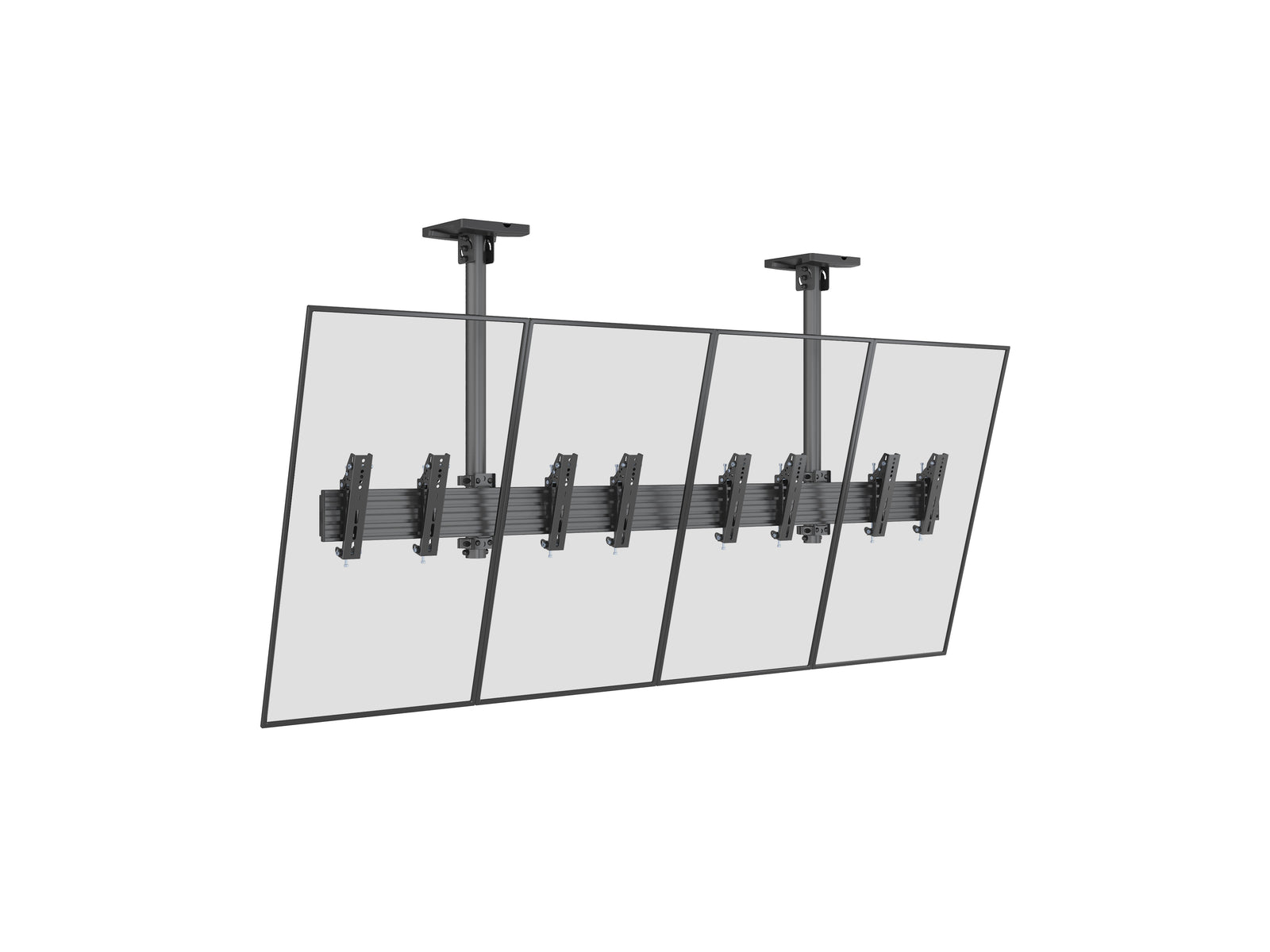 Multibrackets M Menu Board Pro 4-Screen Ceiling Mount For 32"-43" Screen | 200x200 VESA Ceiling Mount Bracket Multibrackets
