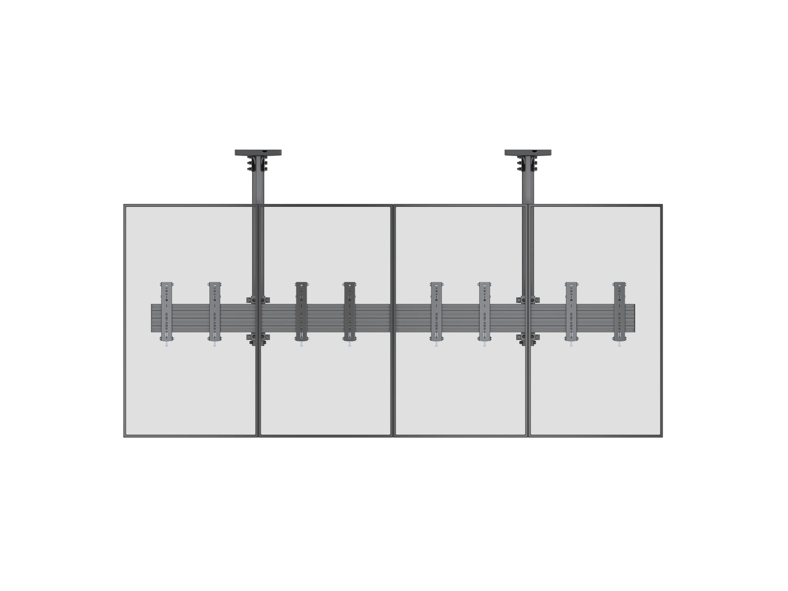 Multibrackets M Menu Board Pro 4-Screen Ceiling Mount For 32"-43" Screen | 200x200 VESA Ceiling Mount Bracket Multibrackets