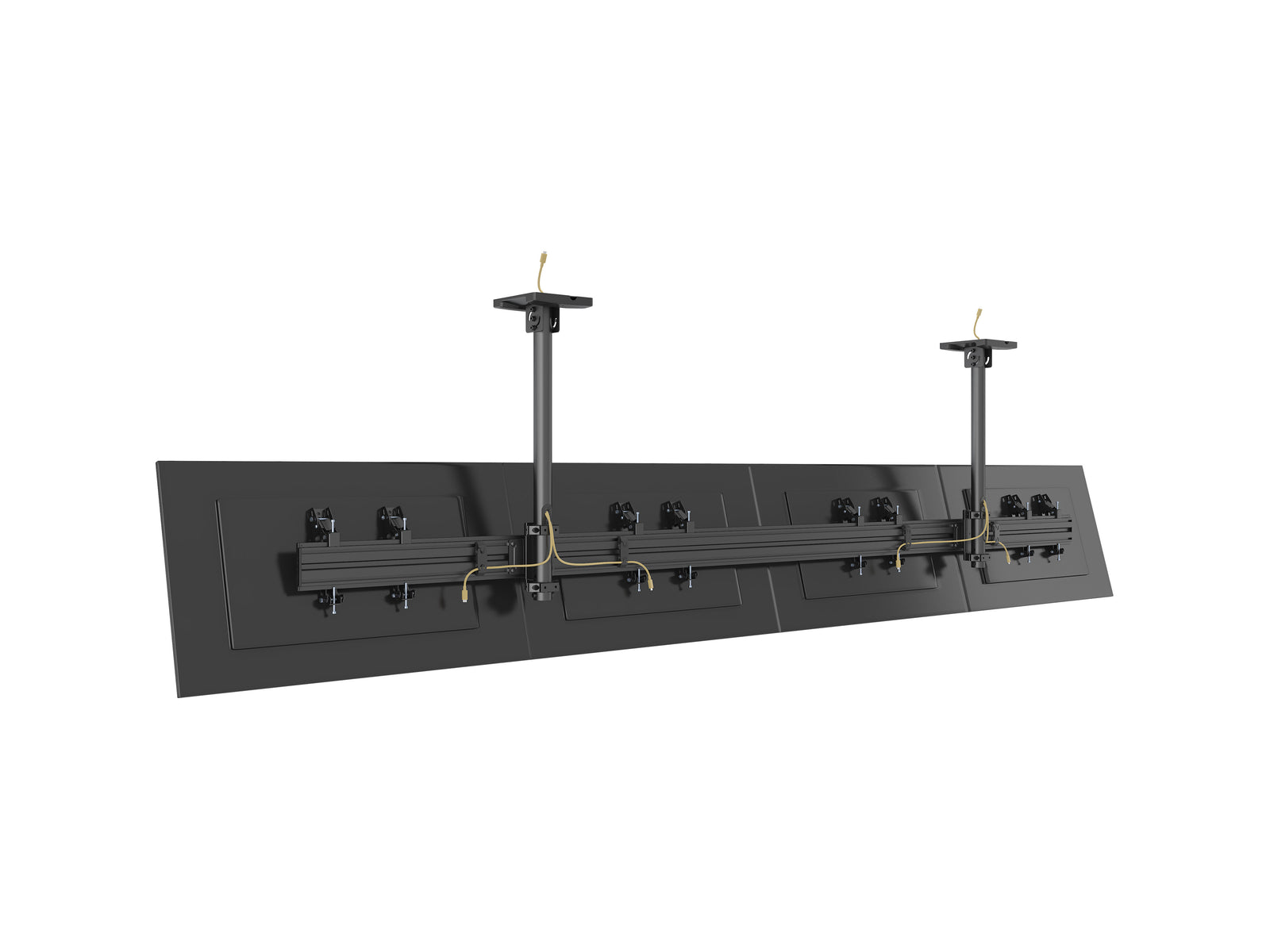 Multibrackets M Menu Board Pro 4-Screen Ceiling Mount For 32"-43" Screen | 200x200 VESA Ceiling Mount Bracket Multibrackets