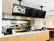 Multibrackets M Menu Board Pro 4-Screen Ceiling Mount For 32"-43" Screen | 200x200 VESA Ceiling Mount Bracket Multibrackets