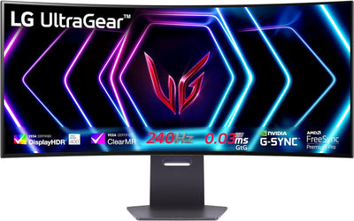 LG UltraGear™ 39GS95QE-B 39" 240Hz Curved OLED Gaming Monitor Gaming Monitor LG