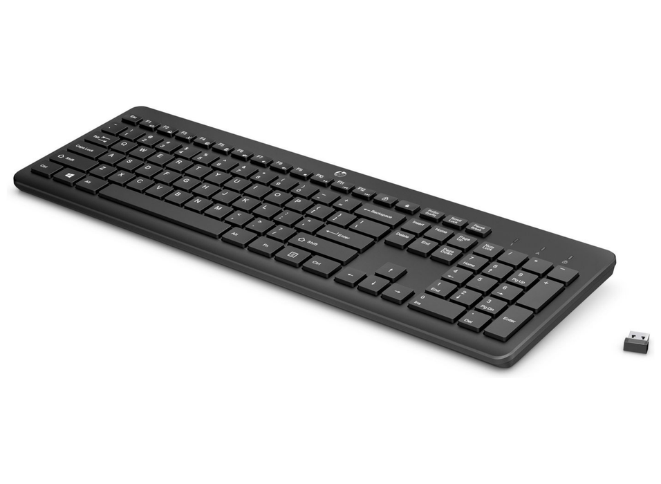 HP 230 Wireless Keyboard – Full-Size Quiet Typing | 3L1E7AA#ABE Keyboard & Mouse HP