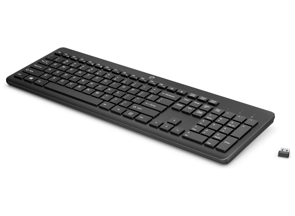 HP 230 Wireless Keyboard Black – Full-Size | 3L1E7AA#ABS Keyboard & Mouse HP