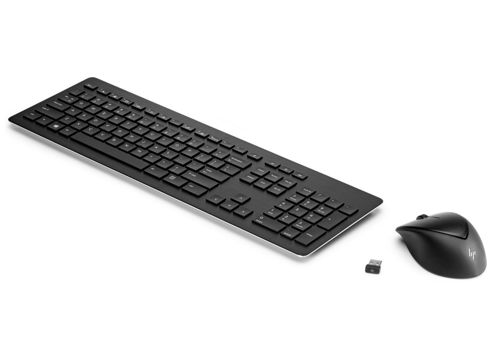 HP 950MK Rechargeable Wireless Keyboard & Mouse Combo – UK Layout | 3M165AA#ABU