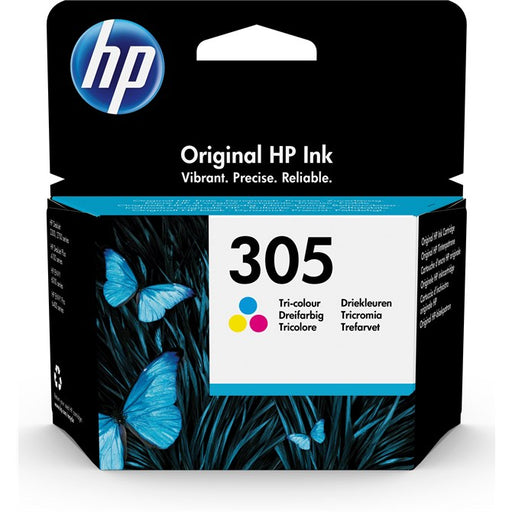 HP 305 Tri-Color Original Ink Cartridge