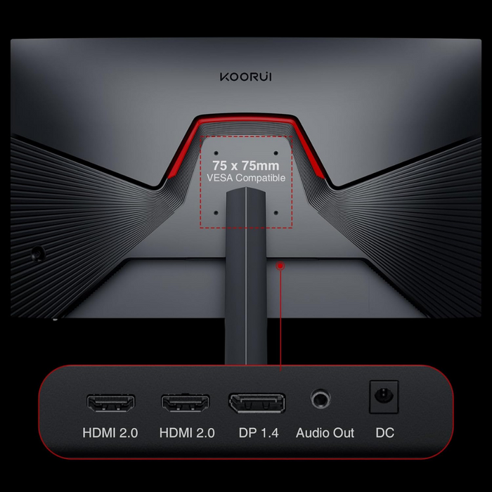 Koorui GN07 27" 170Hz 1ms QHD Gaming Monitor Gaming Monitor Koorui