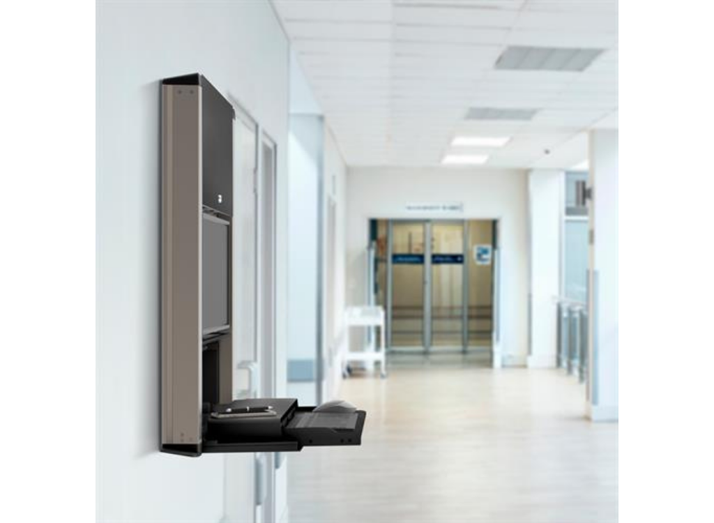 Ergotron CareFit™ Enclosure (Matte Black) For Wall-Mount Computer Workstation | 61-367-060 AV Accessory Ergotron