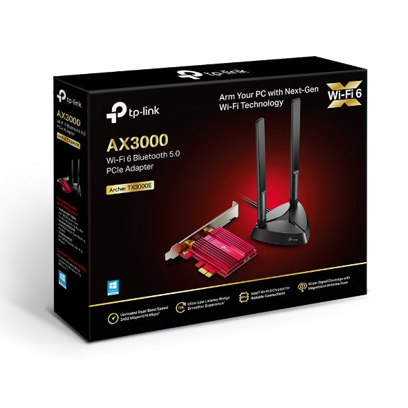 TP-Link ARCHER TX3000E/AX3000 Wi-Fi 6 Bluetooth 5.0 PCIe Adapter