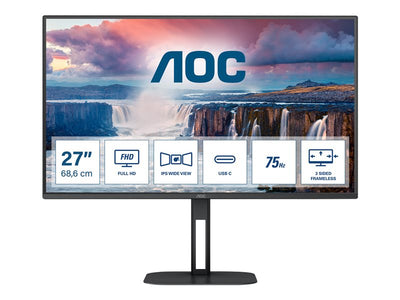 AOC 27" IPS 75Hz Desktop Monitor | 27V5CE Desktop Monitor AOC