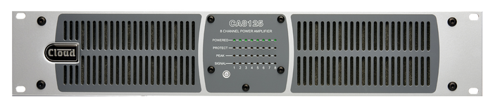 Cloud Electronics CA8125 8 Channel Amplifier 125w Per Output Channel Audio Amplifier Cloud Electronics
