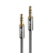 Lindy 3m 3.5mm Audio Cable, Cromo Line | 35323 Lindy Cable Lindy