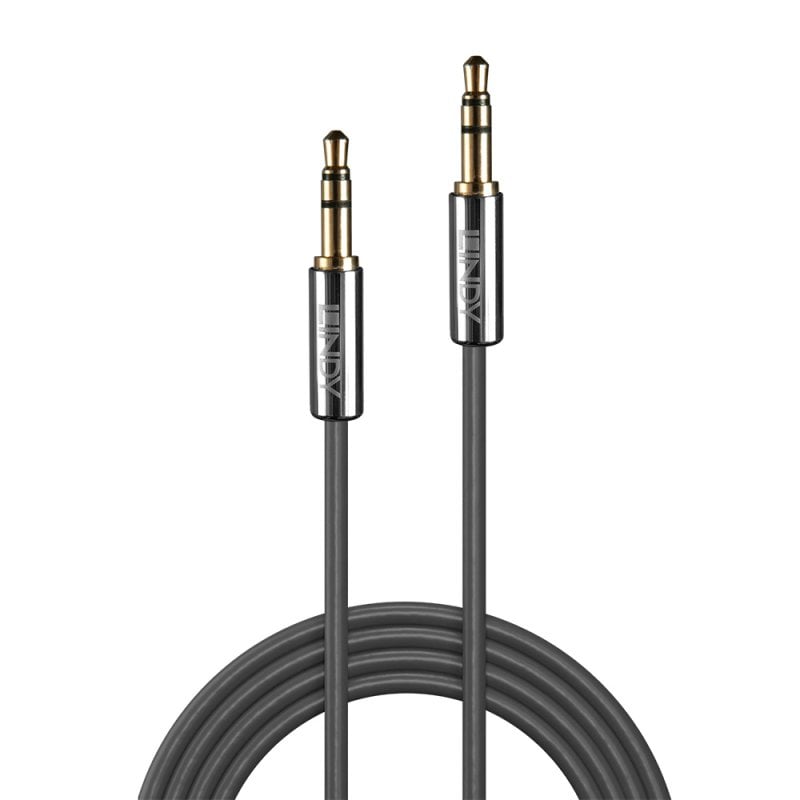 Lindy 3m 3.5mm Audio Cable, Cromo Line | 35323 Audio / Video Cable Lindy