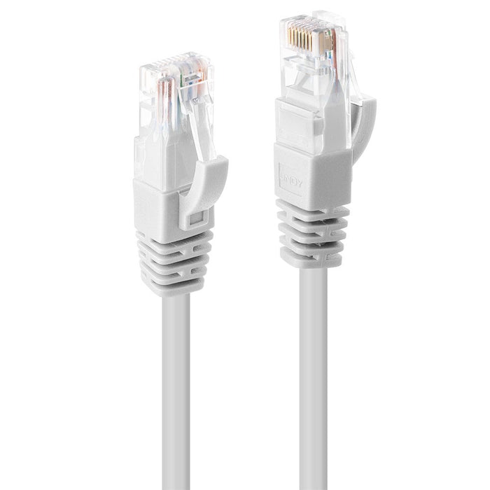 Lindy 3m Cat.6 U/UTP Network Cable, White | 48094 LAN / Ethernet Cable Lindy