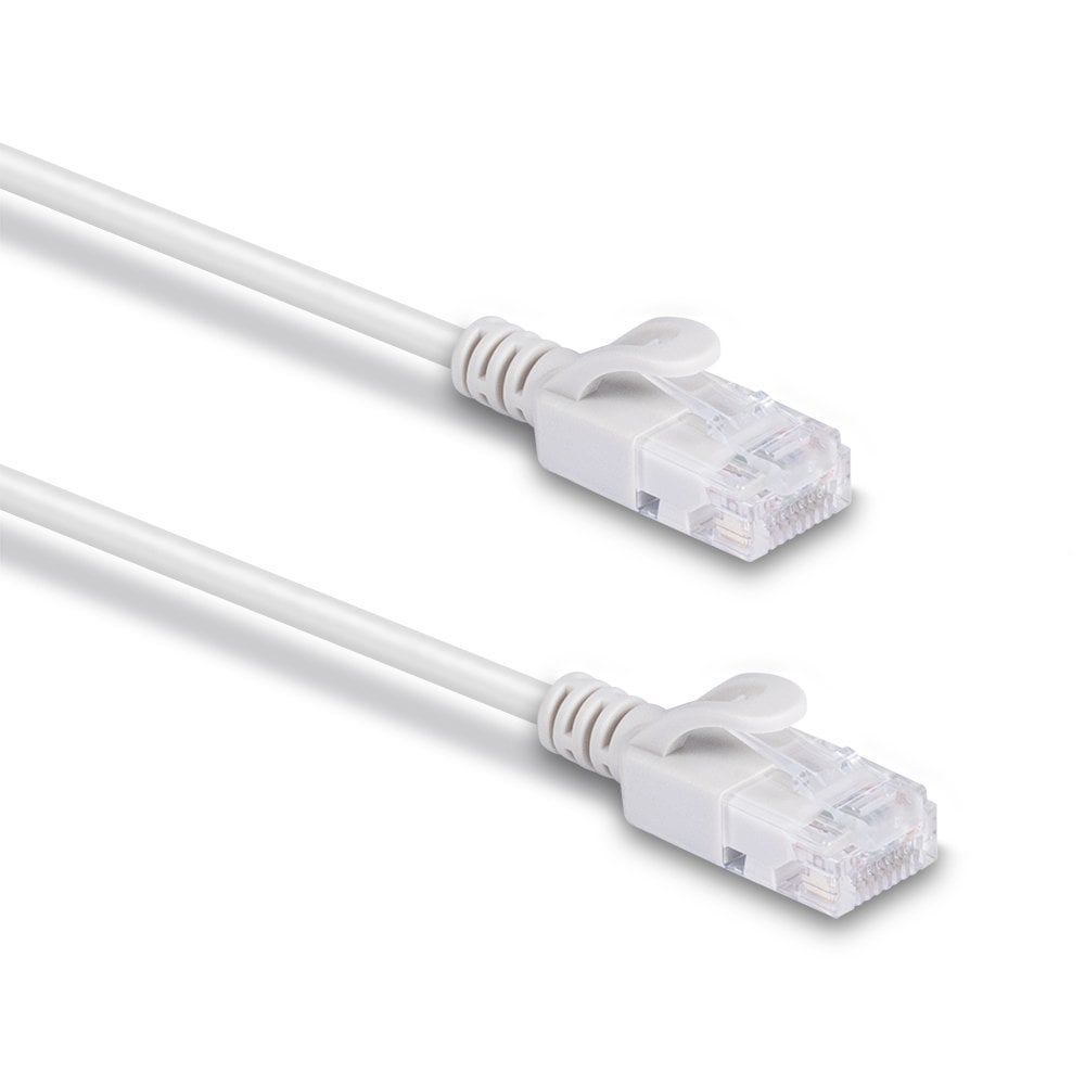 Lindy 3m Cat.6A U/FTP Ultra Slim Network Cable, Grey | 47595 LAN / Ethernet Cable Lindy