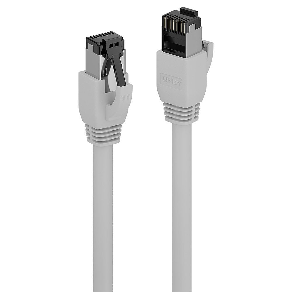 Lindy 3m Cat.8.1 S/FTP LSZH Cable, Grey | 47445 LAN / Ethernet Cable Lindy