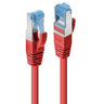 Lindy 3m CAT6a S/FTP LS0H Snagless Gigabit Network Cable, Red | 47165
