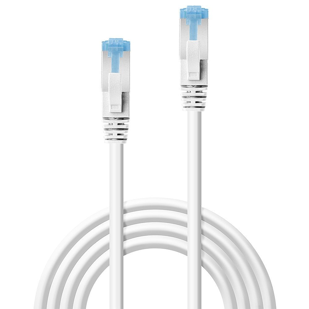 Lindy 3m CAT6a S/FTP LS0H Snagless Gigabit Network Cable, White | 47195 LAN / Ethernet Cable Lindy
