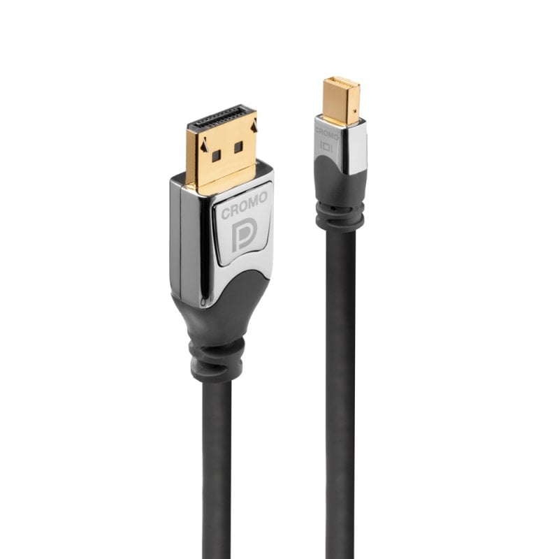 Lindy 3m CROMO Mini DisplayPort to DisplayPort Cable | 36313 DisplayPort Cable Lindy