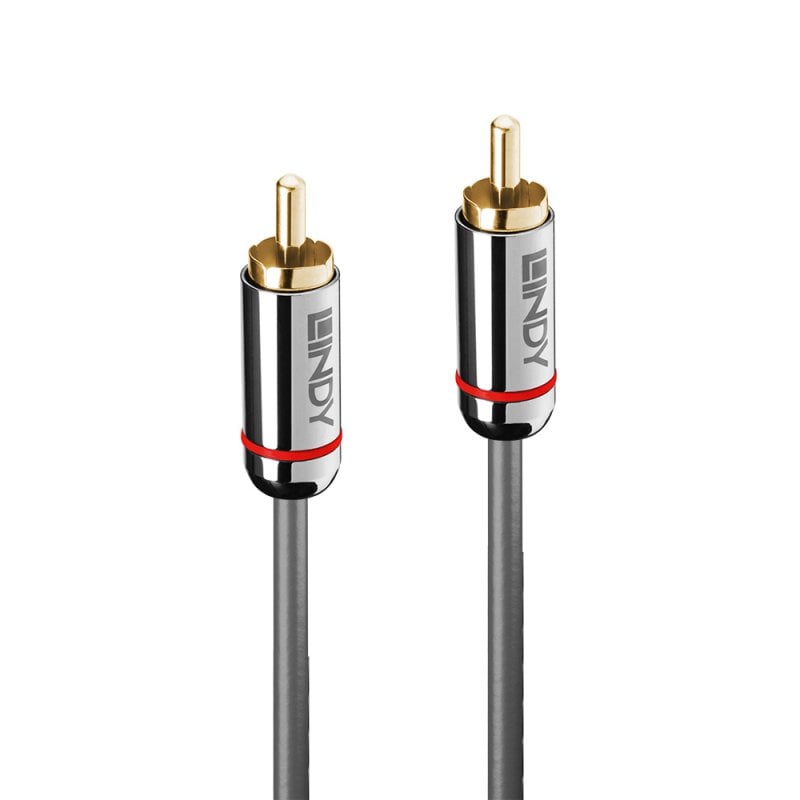 Lindy 3m Digital Phono Audio Cable, Cromo Line | 35341 Audio / Video Cable Lindy