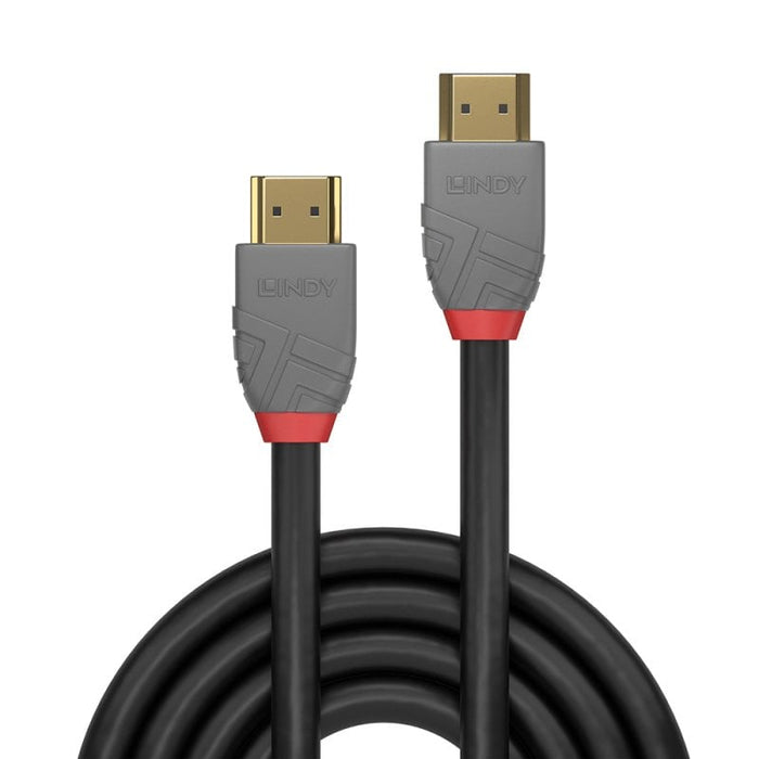 Lindy 3m Ultra High Speed HDMI Cable, Anthra Line | 36954 HDMI Cable Lindy